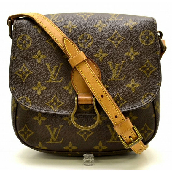Louis Vuitton Monogram Saint Cloud Shoulder Bag Clutch Crossbody